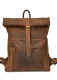 Vintage-Leder Rucksack braun